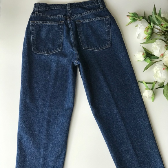 American Apparel High Waisted Mom Jeans - Picture 1 of 9